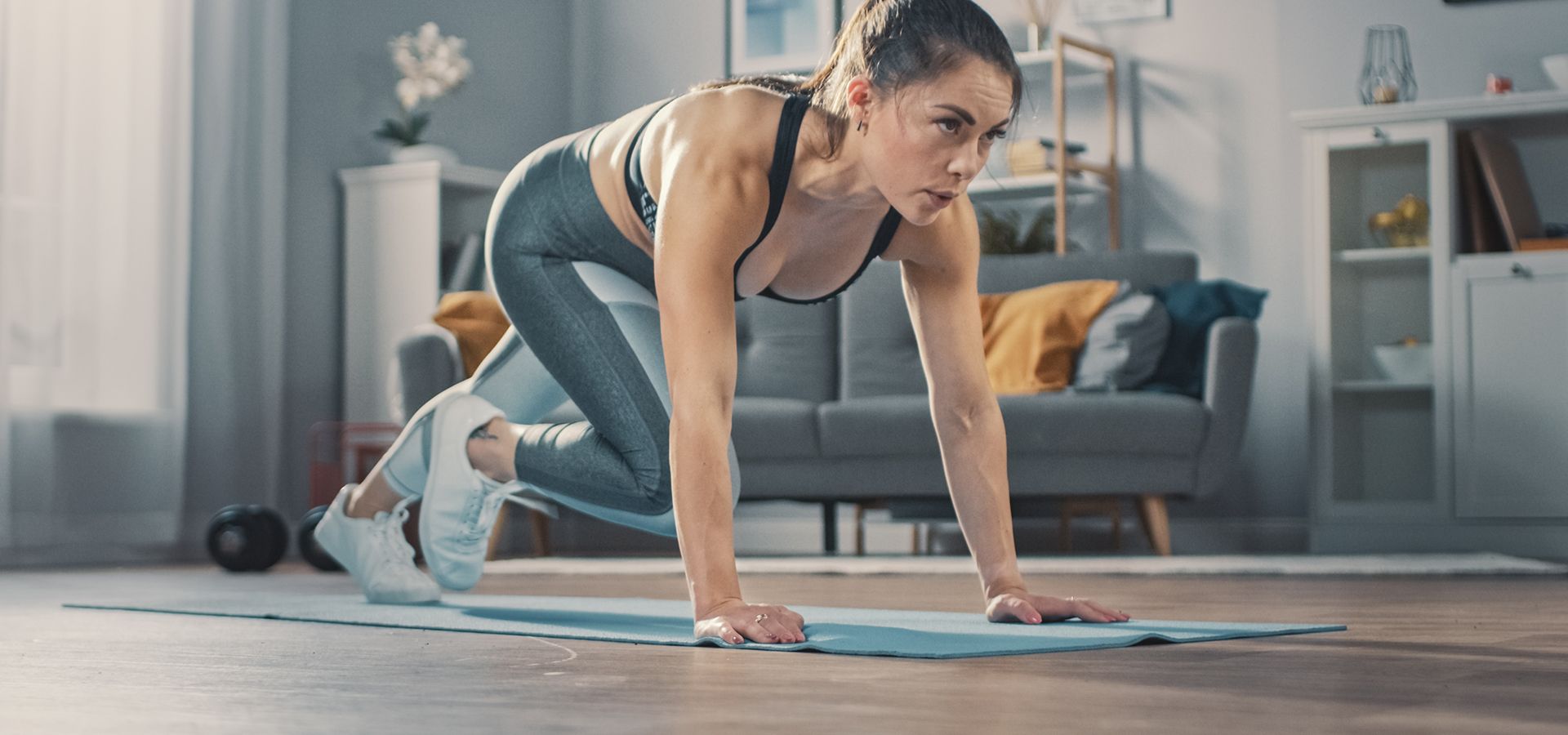 Woman working out