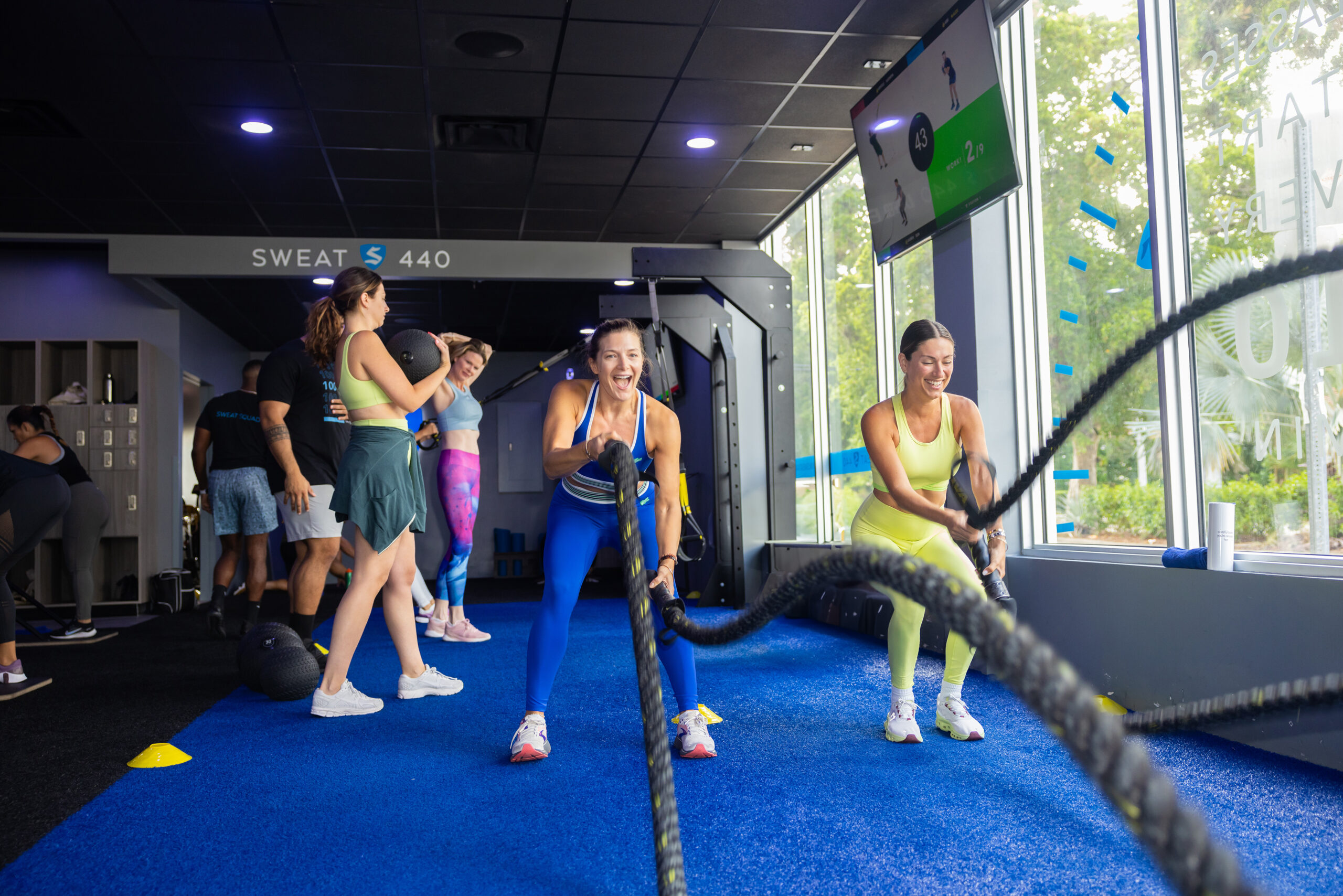 Women doing Hiit Workouts SWEAT440